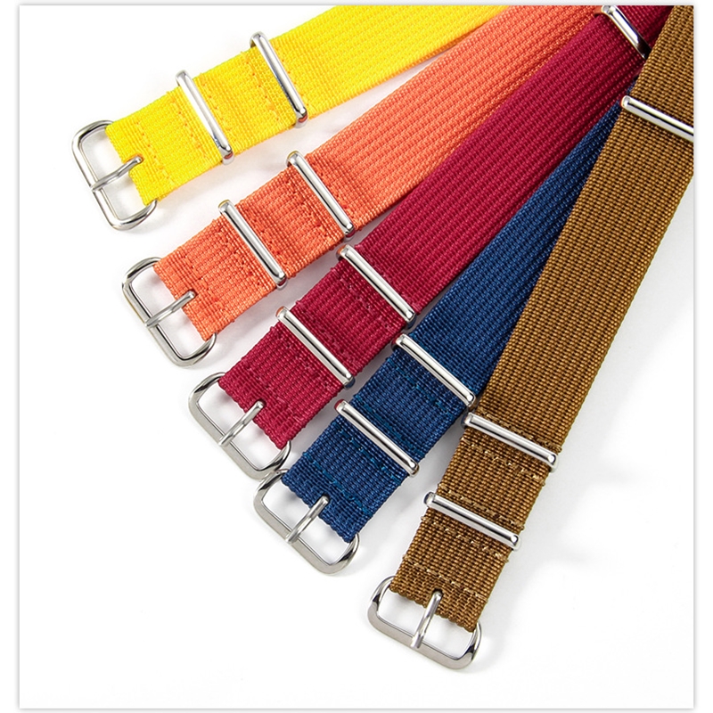 Canvas Strap Watch - 18 20 22mm For Seiko Samsung