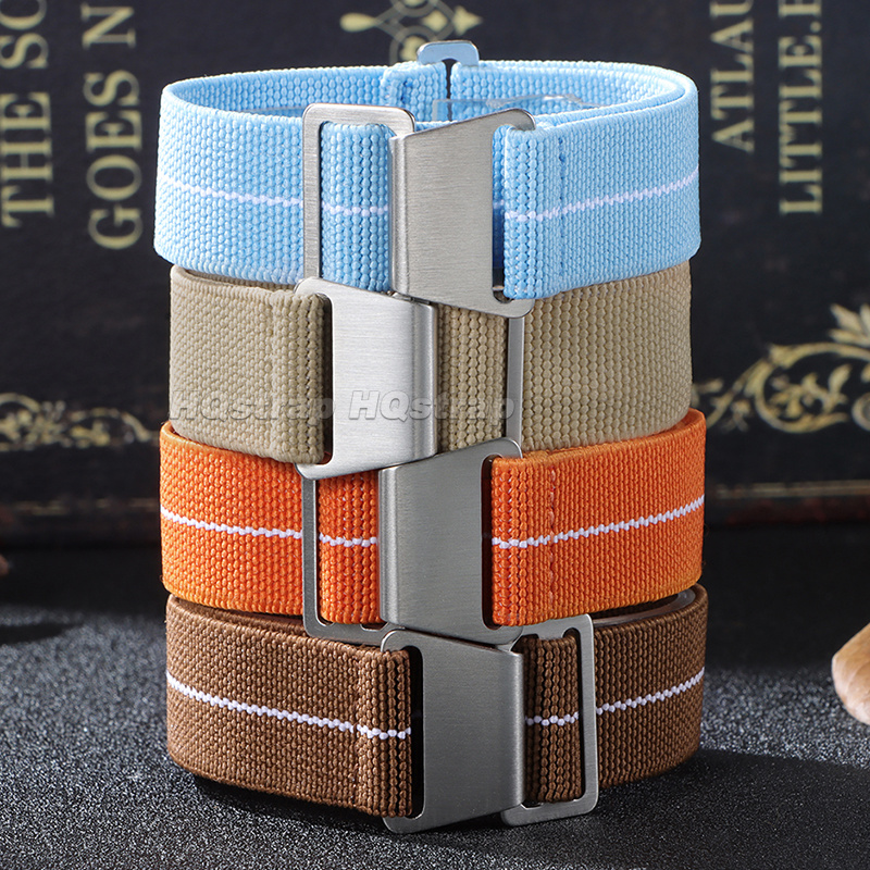 18/20/22mm Elastic Nylon Watch - Parachute Strap Elastic recensione e prezzo