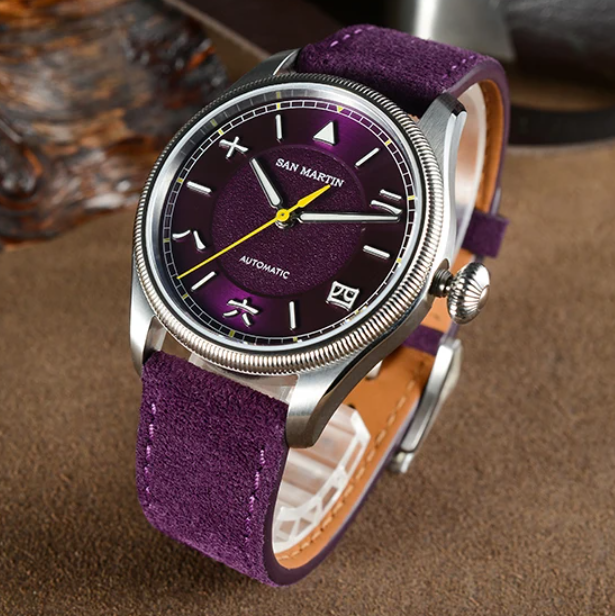 San Martin Men Automatic Watch - Leather Strap Quick Release recensione e prezzo