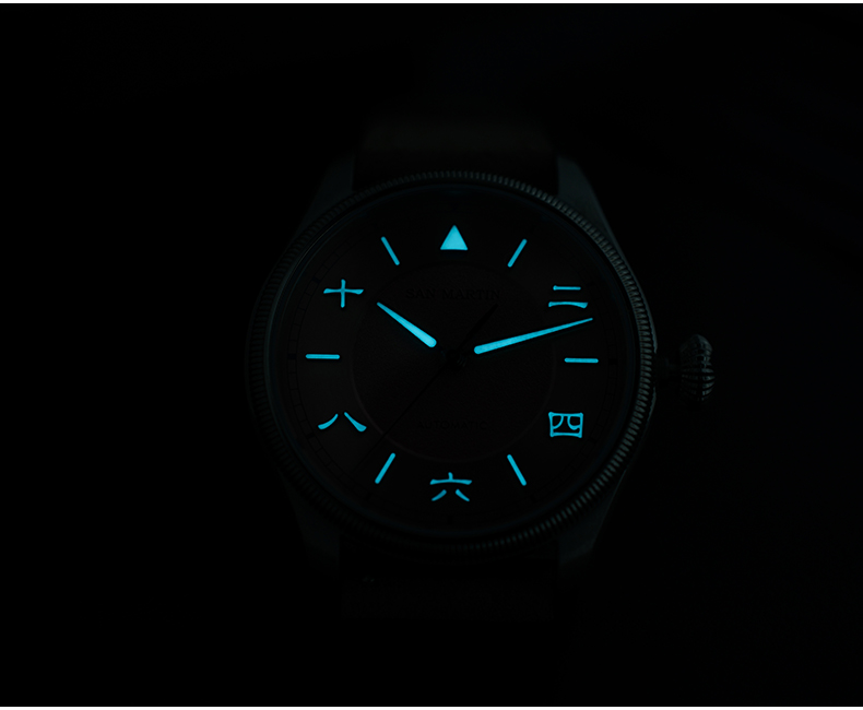 San Martin Men Automatic Watch - Leather Strap Quick Release recensione e prezzo