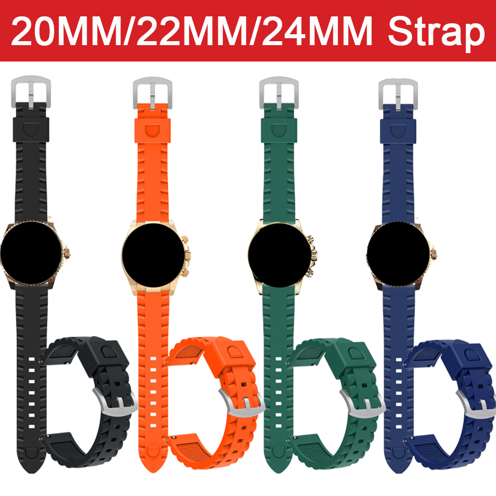 Soft Silicone Strap For 20mm 2 - Silicone Watch Band 22Mm recensione e prezzo