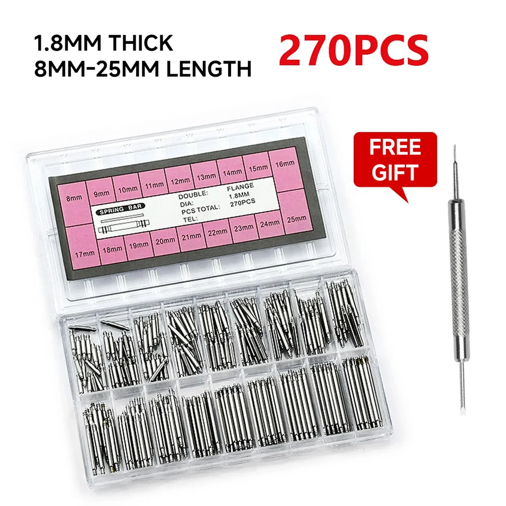 270pcs/set Strainless Steel Sp - Spring Bar Tool Set recensione e prezzo