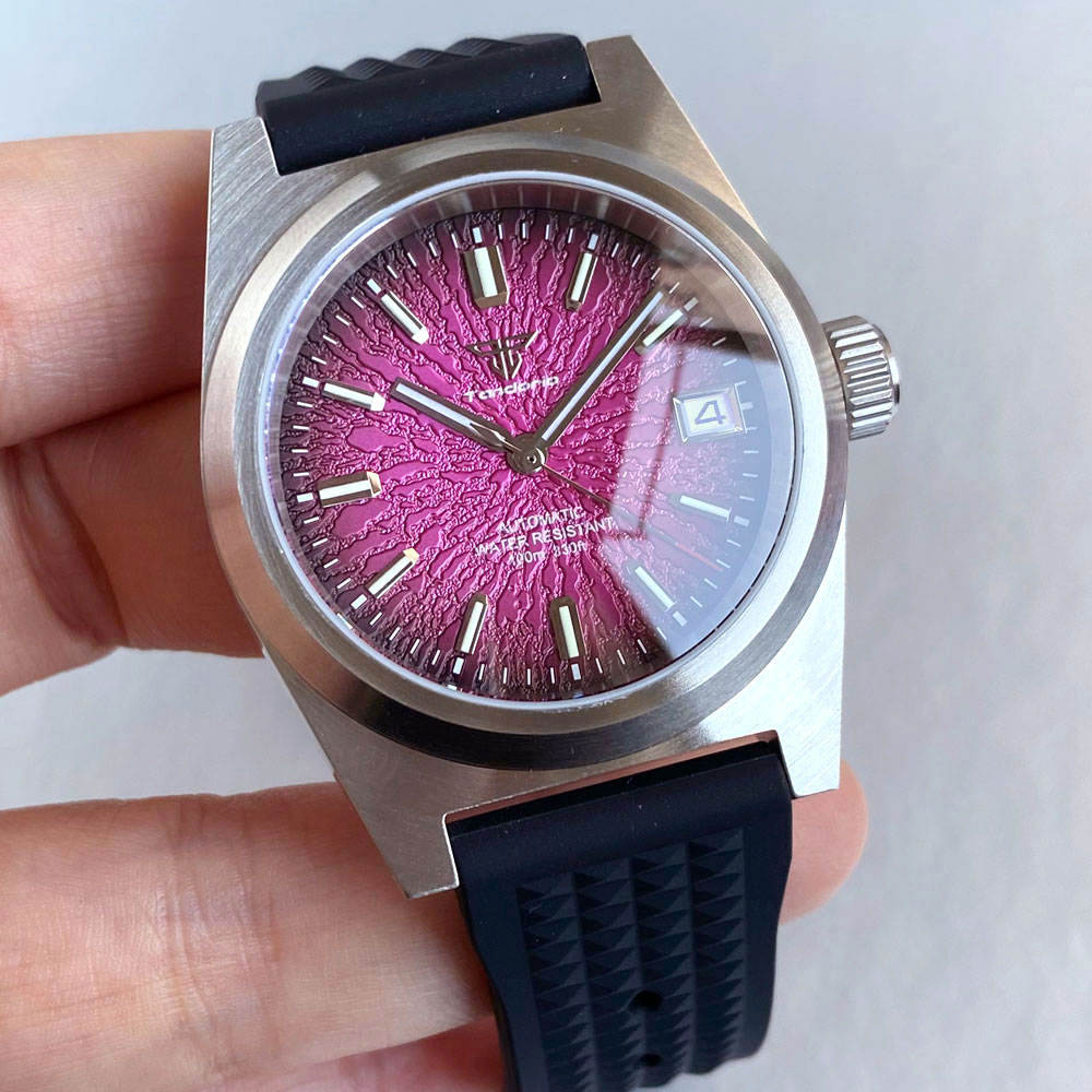 New 38mm Mechanical Watch Men  - Rubber Strap Diver recensione e prezzo