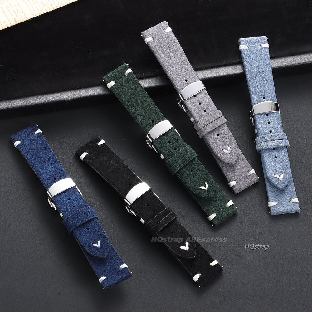 Suede Leather Watch Strap 18mm - Suede Strap Watch recensione e prezzo