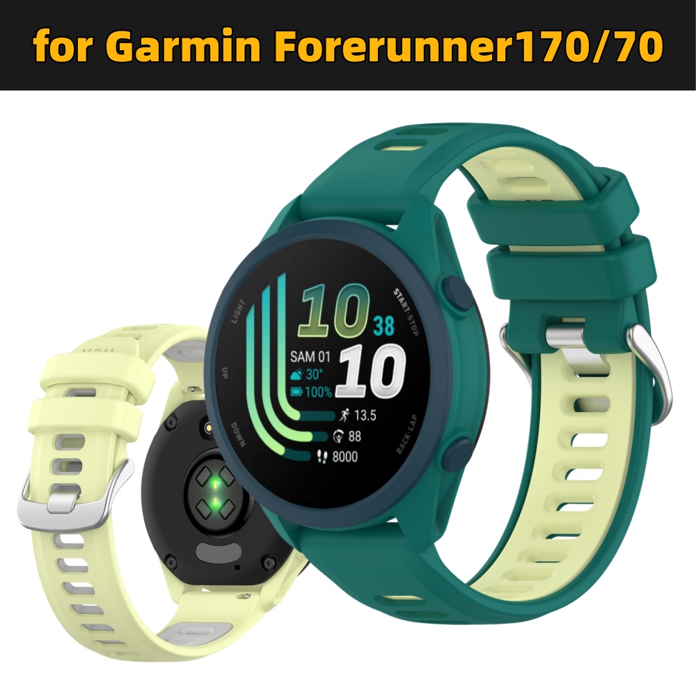 Dual-Color Silicone Sport Watc - Silicone Watch Band 22Mm recensione e prezzo