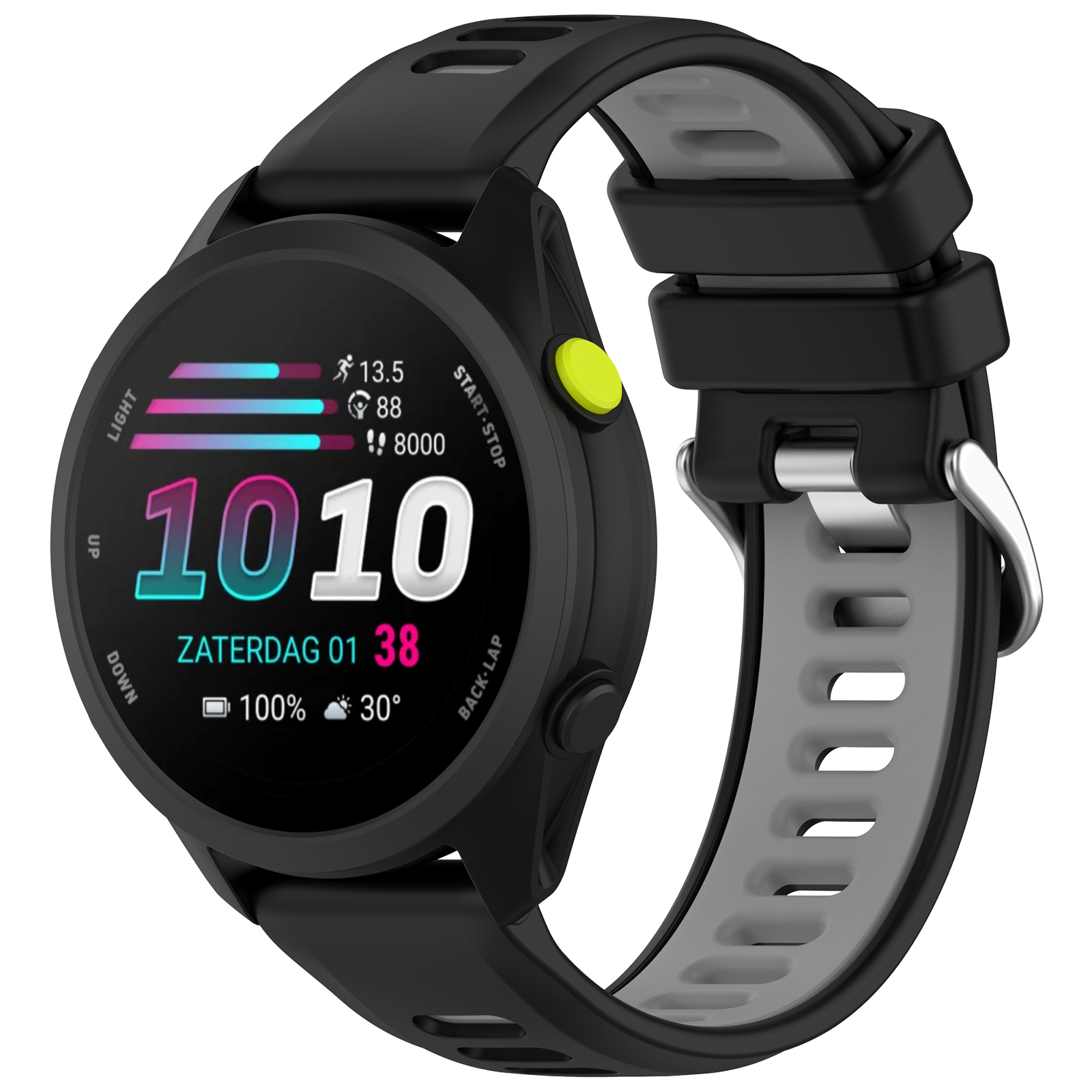 Dual-Color Silicone Sport Watc - Silicone Watch Band 22Mm recensione e prezzo