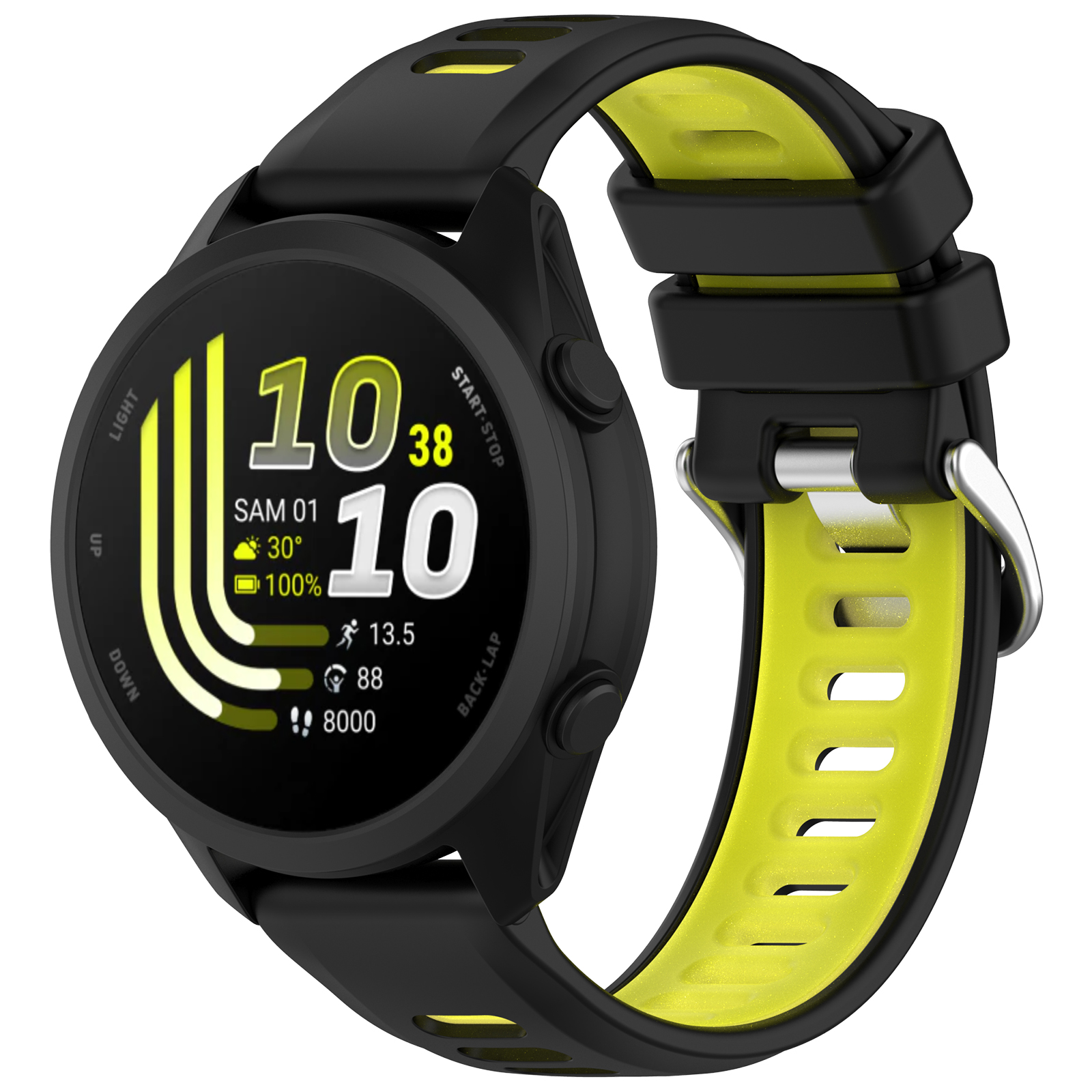 Dual-Color Silicone Sport Watc - Silicone Watch Band 22Mm recensione e prezzo
