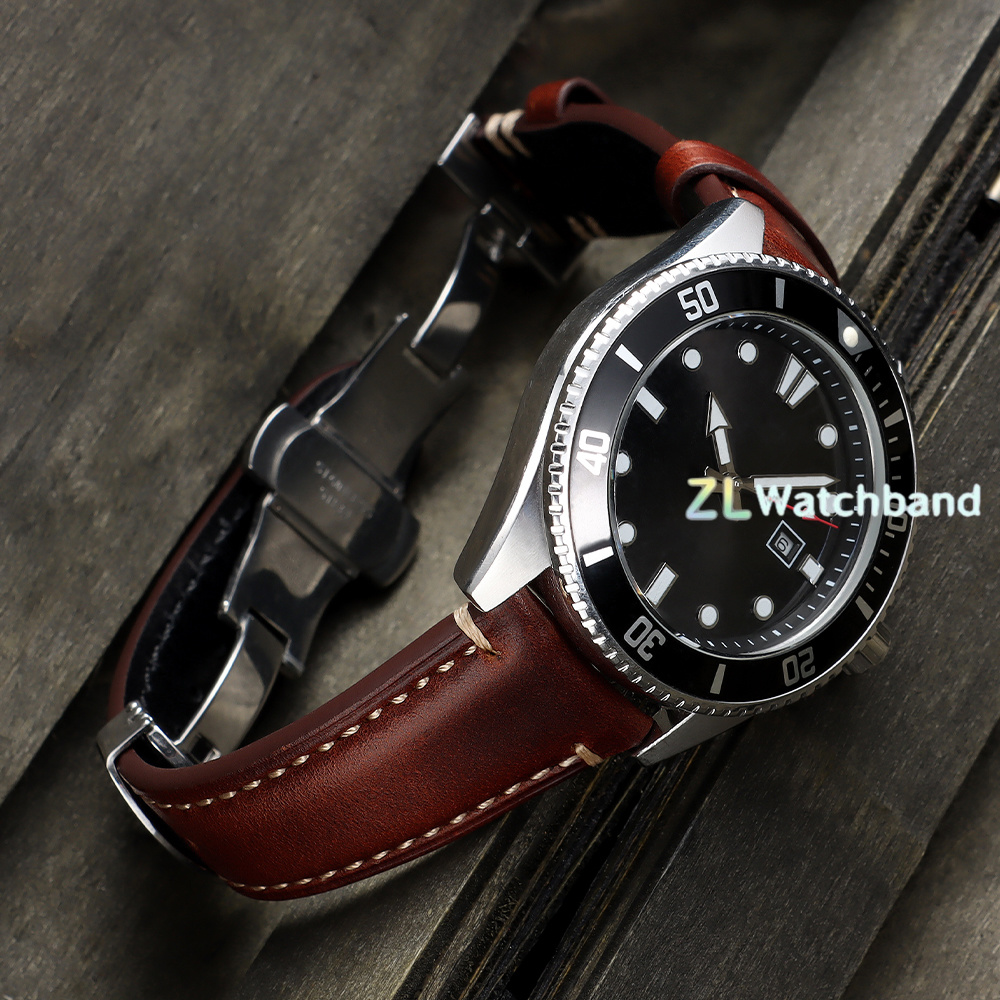 Butterfly Buckle Vintage Leath - Leather Strap Quick Release recensione e prezzo