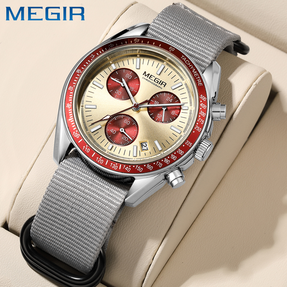 MEGIR New Luxury Men's Watches - Canvas Strap Watch recensione e prezzo