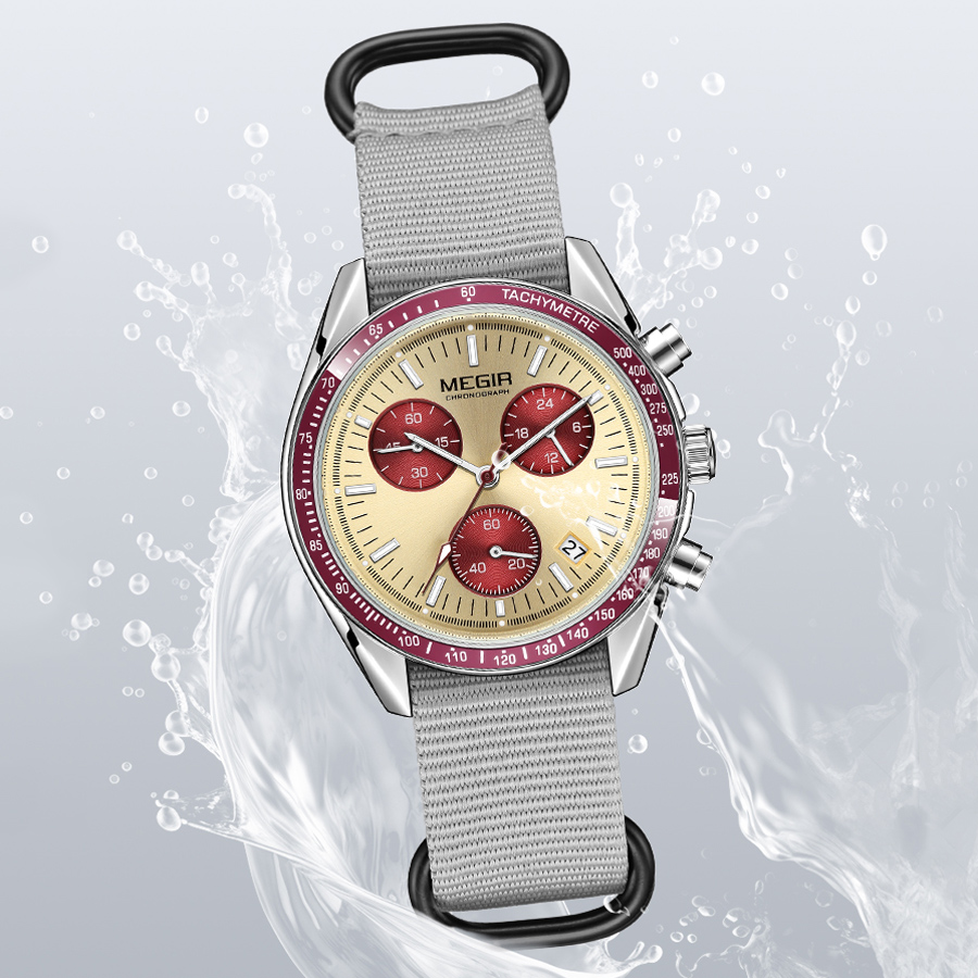 MEGIR New Luxury Men's Watches - Canvas Strap Watch recensione e prezzo