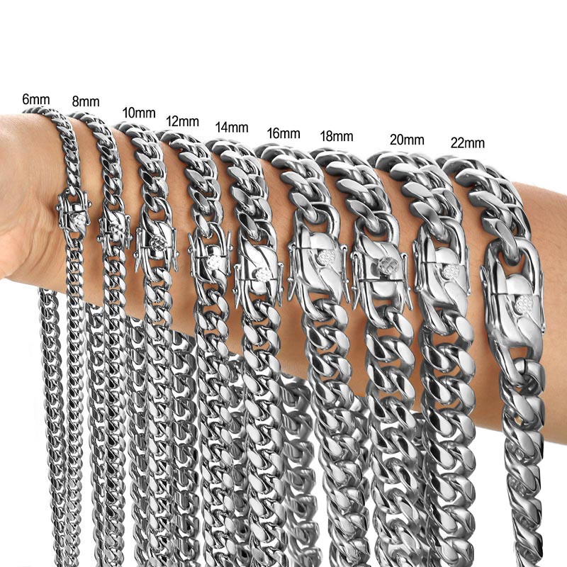 316L Stainless Steel Miami Cur - Butterfly Clasp Deployant recensione e prezzo