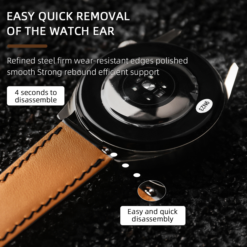 Japanese Horse Hip Leather Str - Leather Strap Quick Release recensione e prezzo