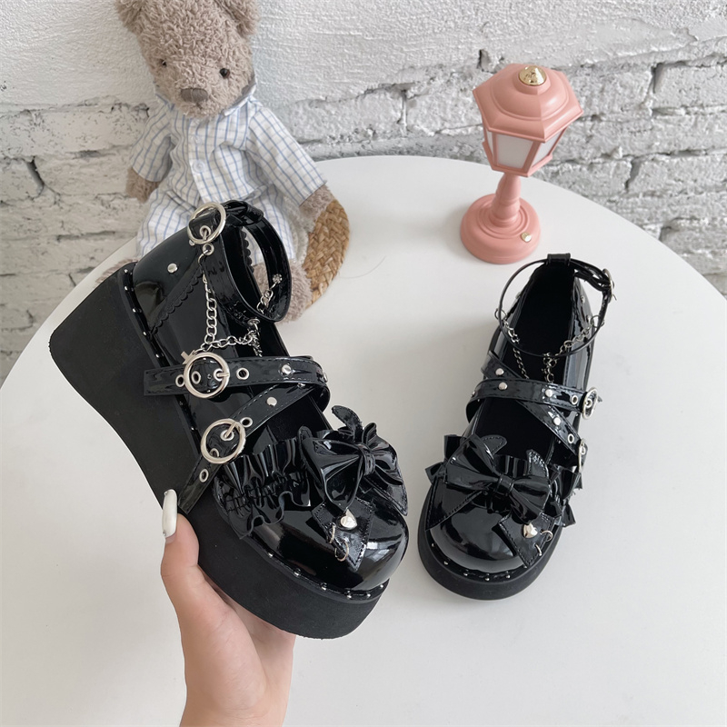 2026 Platform Lolita Shoes Wom - Mesh Strap Metal recensione e prezzo