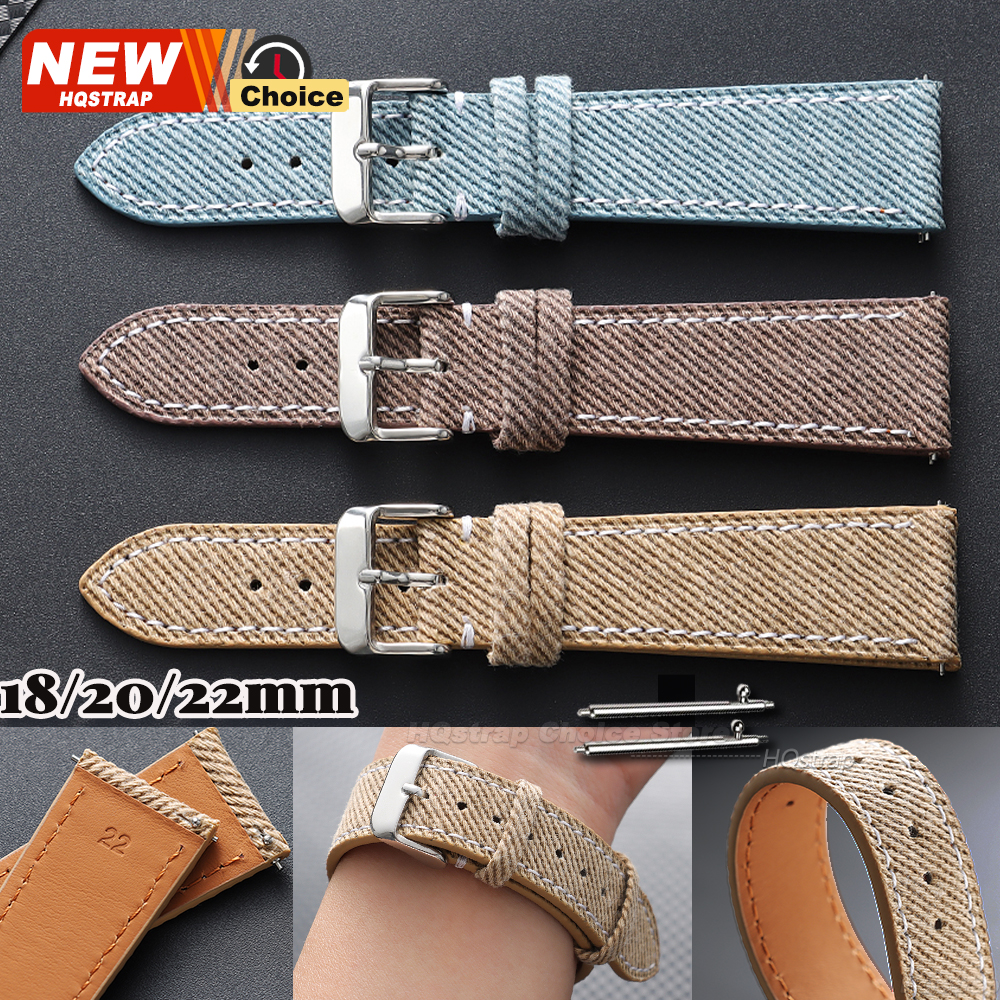 Nylon Denim Fabric Watch Strap - Canvas Strap Watch recensione e prezzo