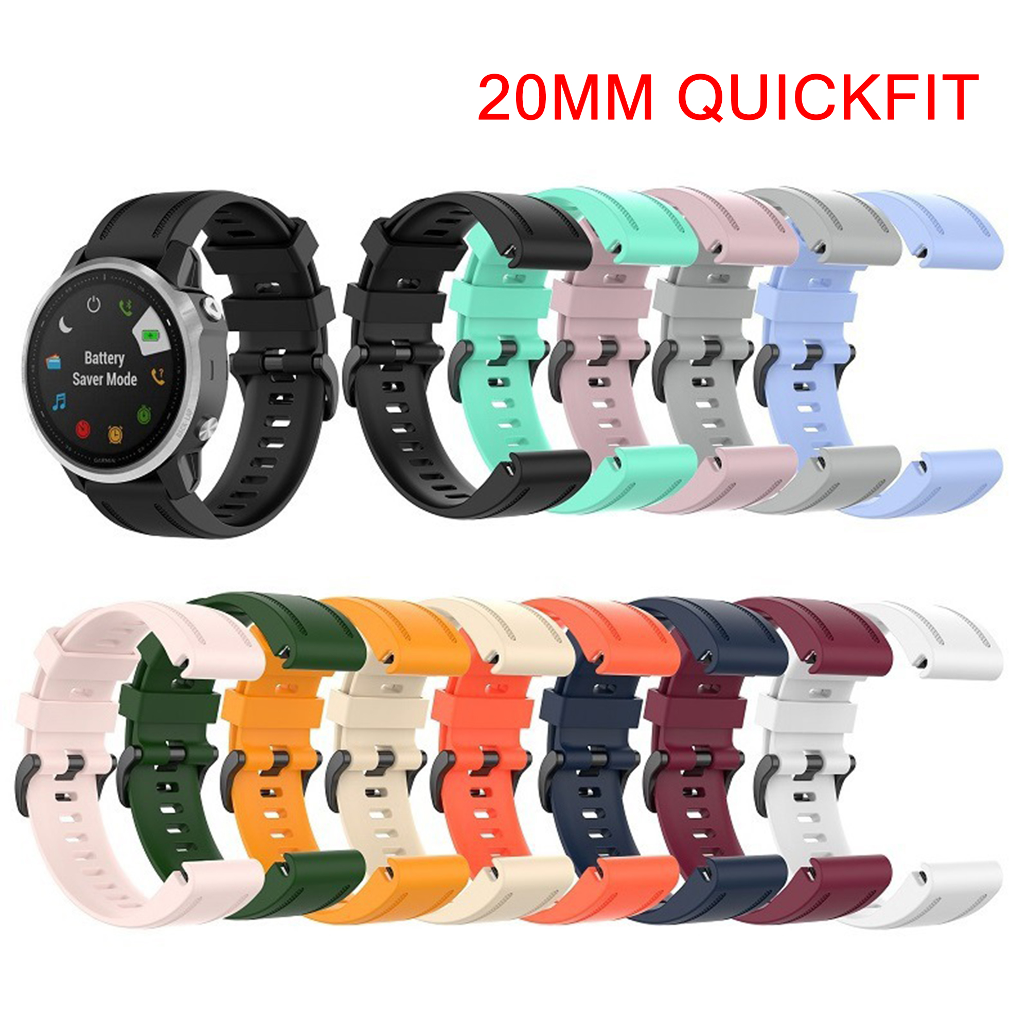 QuickFit 26mm 20mm 22mm Watchb - Silicone Watch Band 22Mm recensione e prezzo