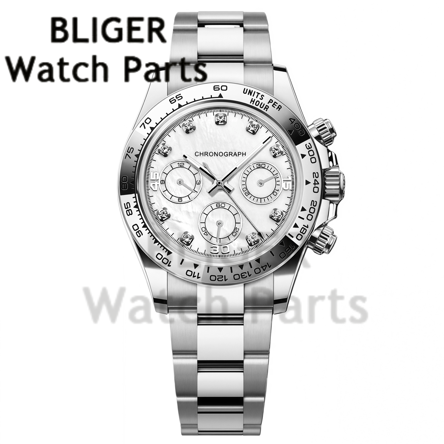 BLIGER 39MM Men's Quartz Chron - Rubber Strap Diver recensione e prezzo