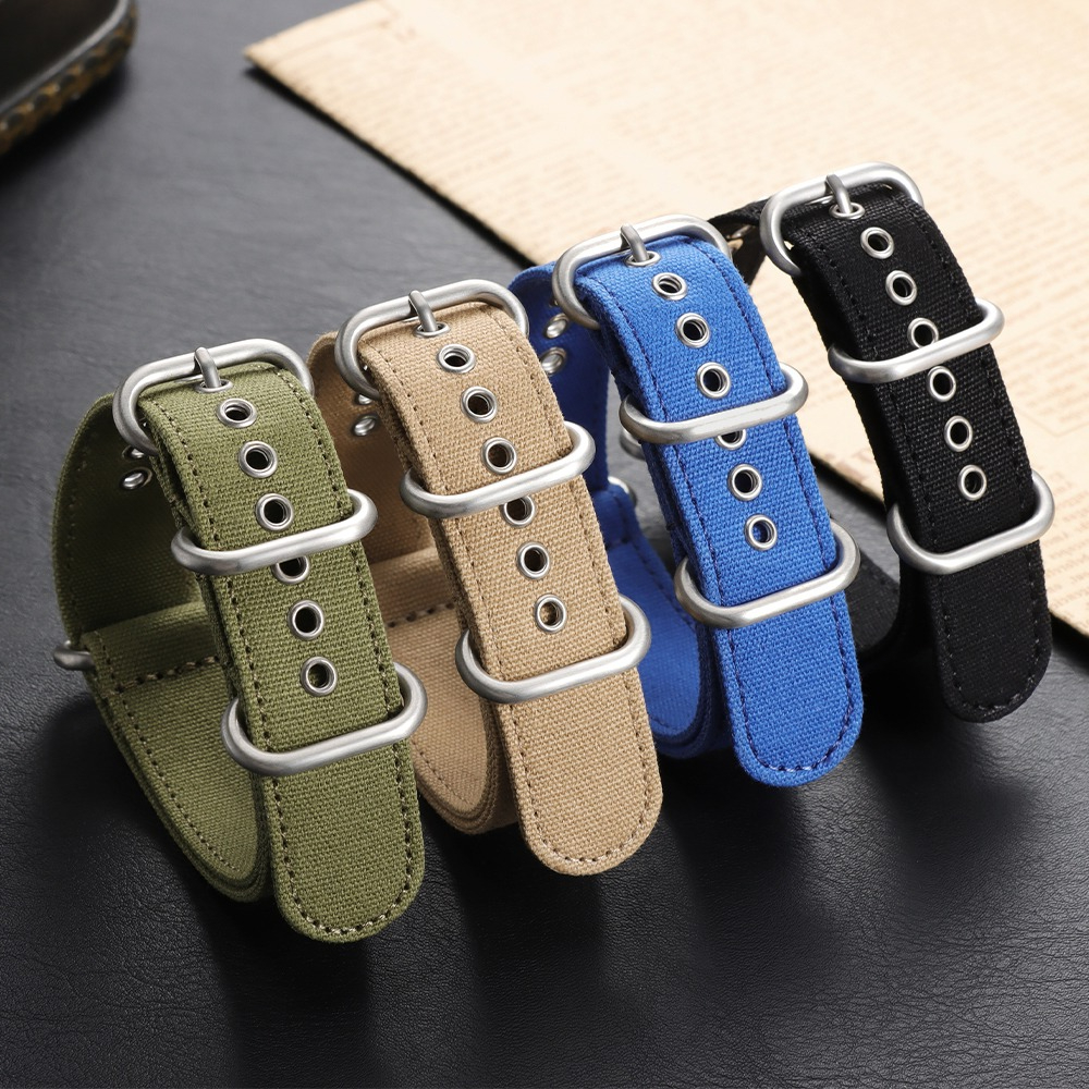 18mm 20mm 22mm 24mm Canvas Nyl - Canvas Strap Watch recensione e prezzo
