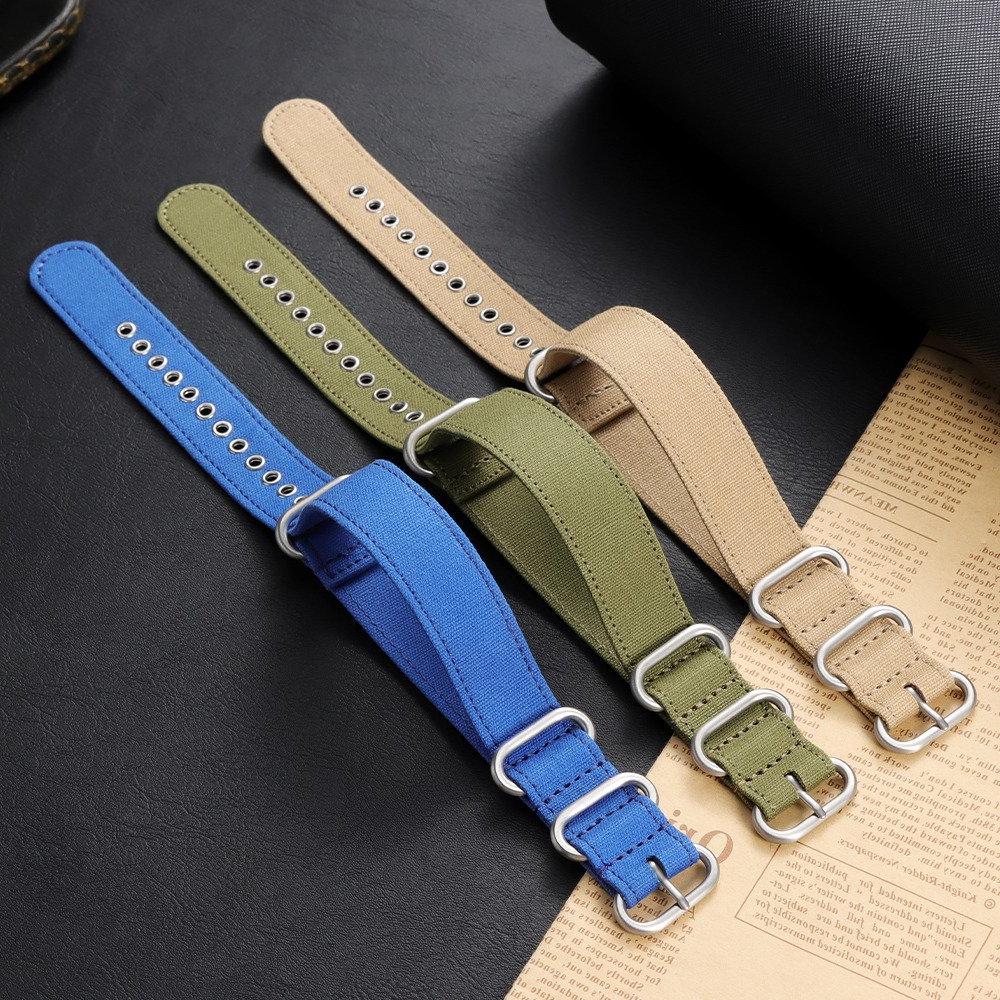 18mm 20mm 22mm 24mm Canvas Nyl - Canvas Strap Watch recensione e prezzo