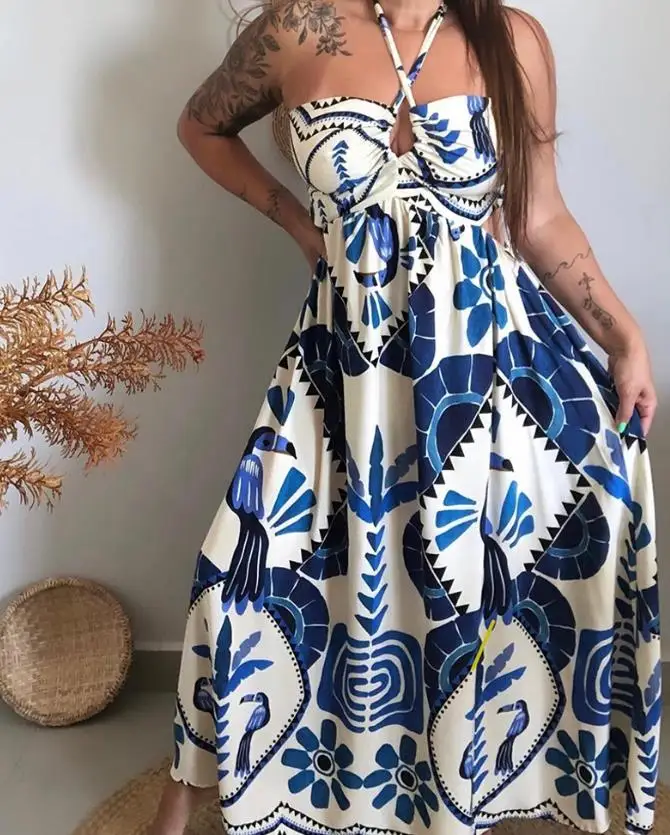 Summer Dress Woman  Vintage Tr - Tropic Strap Vintage recensione e prezzo