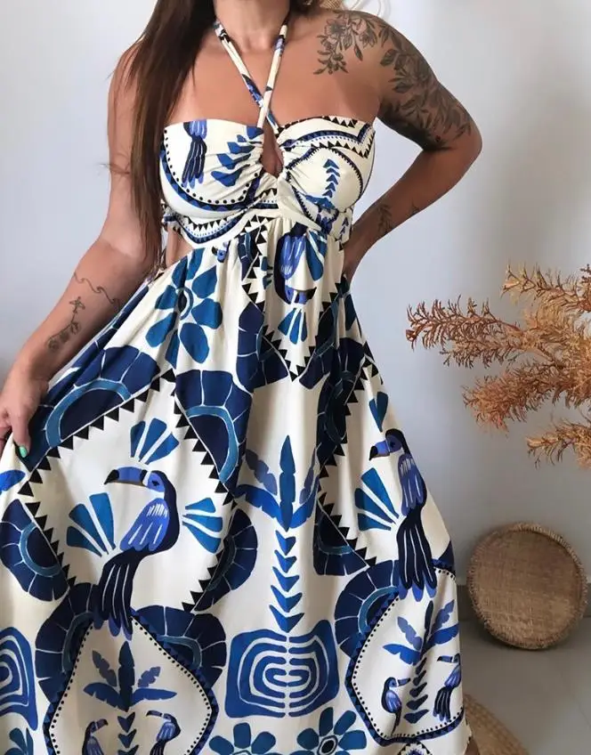 Summer Dress Woman  Vintage Tr - Tropic Strap Vintage recensione e prezzo