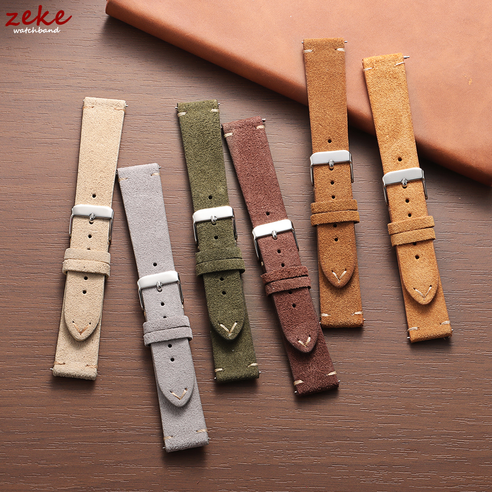 Vintage Soft Suede Leather Str - Suede Strap Watch recensione e prezzo