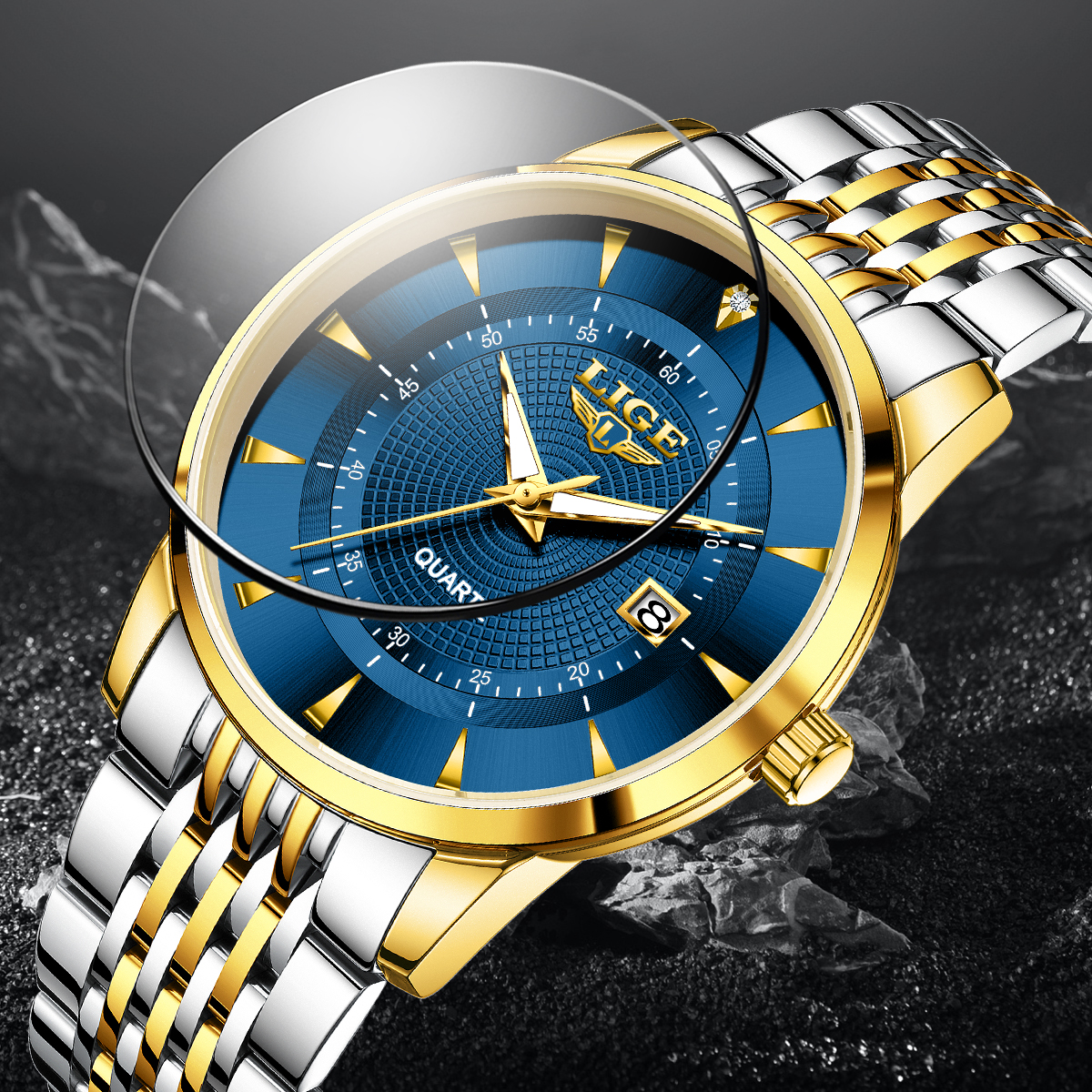 LIGE New 2025 Luxury Man Watch - Stainless Bracelet Diver recensione e prezzo