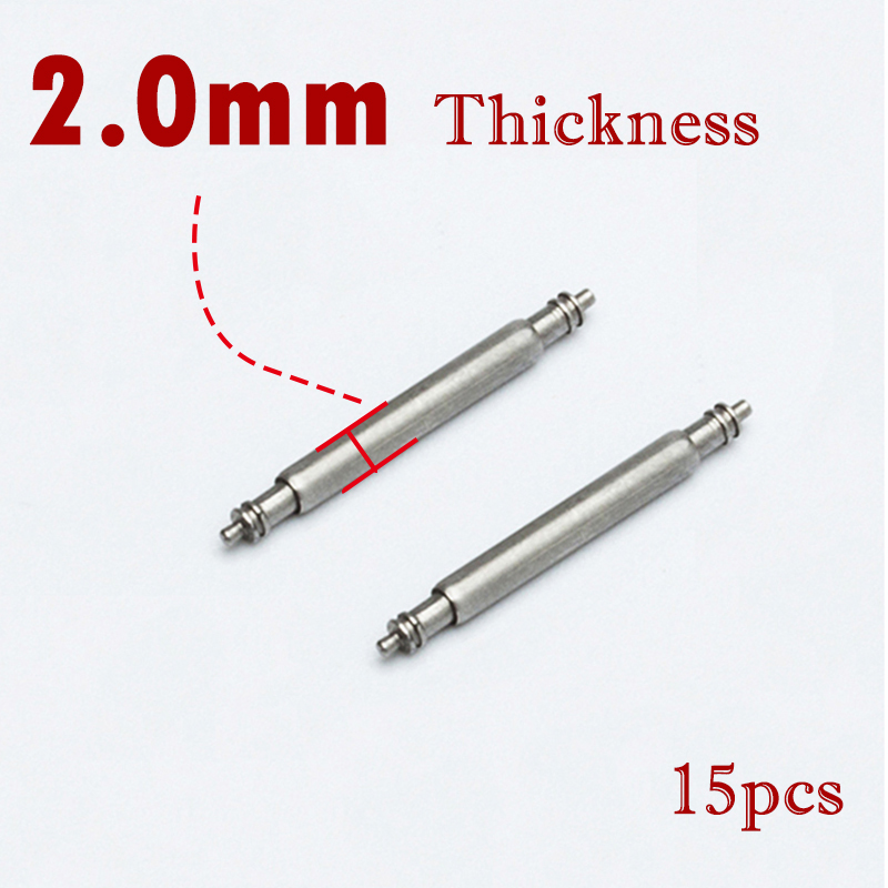 15pcs Watch Band Pin 2.0mm Dia - Spring Bar Tool Set recensione e prezzo