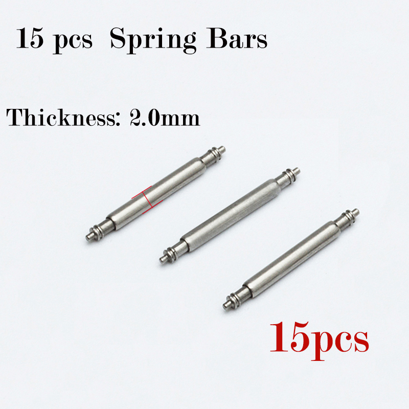 15pcs Watch Band Pin 2.0mm Dia - Spring Bar Tool Set recensione e prezzo
