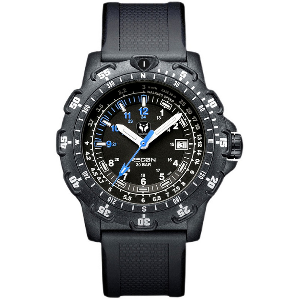 Hnlgnox Mens Pilot Watches Spo - Rubber Strap Diver recensione e prezzo