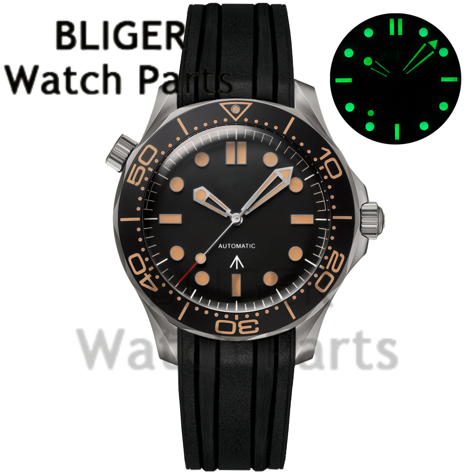 Customizable DIY 41mm Titanium - Stainless Bracelet Diver recensione e prezzo