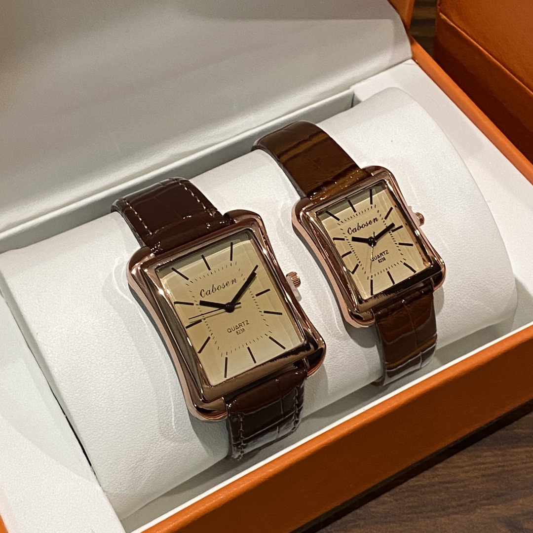 Couple Watch Quartz Movement B - Leather Watch Band Men recensione e prezzo