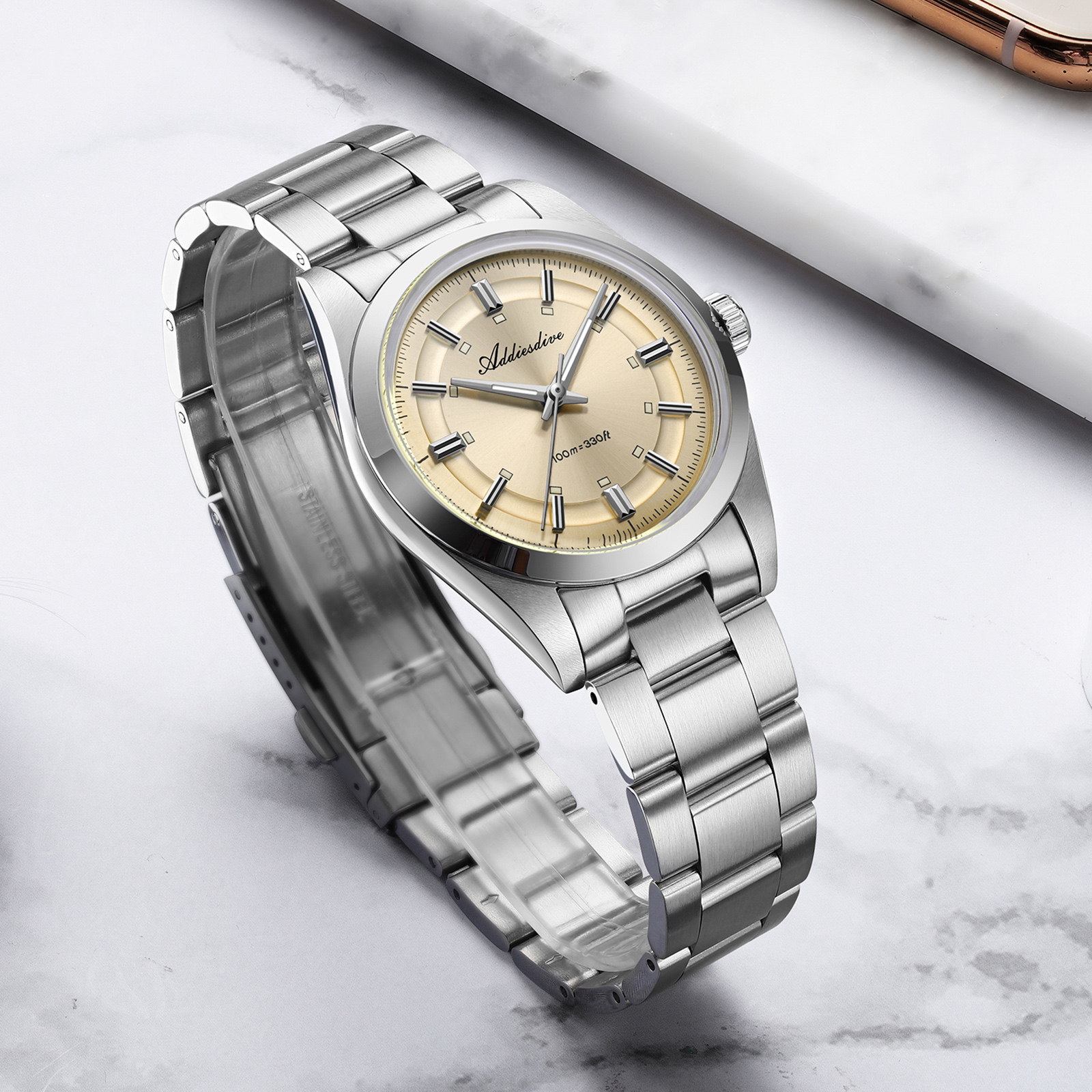 ADDIESDIVE Super Luminous Japa - Stainless Bracelet Diver recensione e prezzo