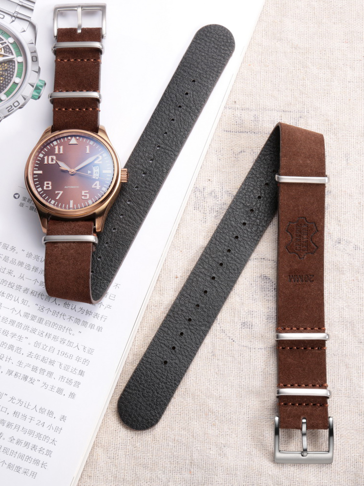 HEMSUT Genuine Leather Watch B - Tropic Strap Vintage recensione e prezzo
