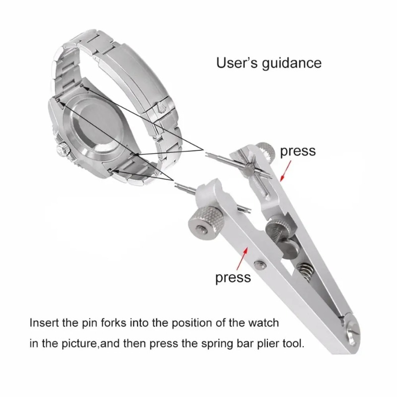 Aluminum Alloy Watch Band Remo - Spring Bar Tool Set recensione e prezzo