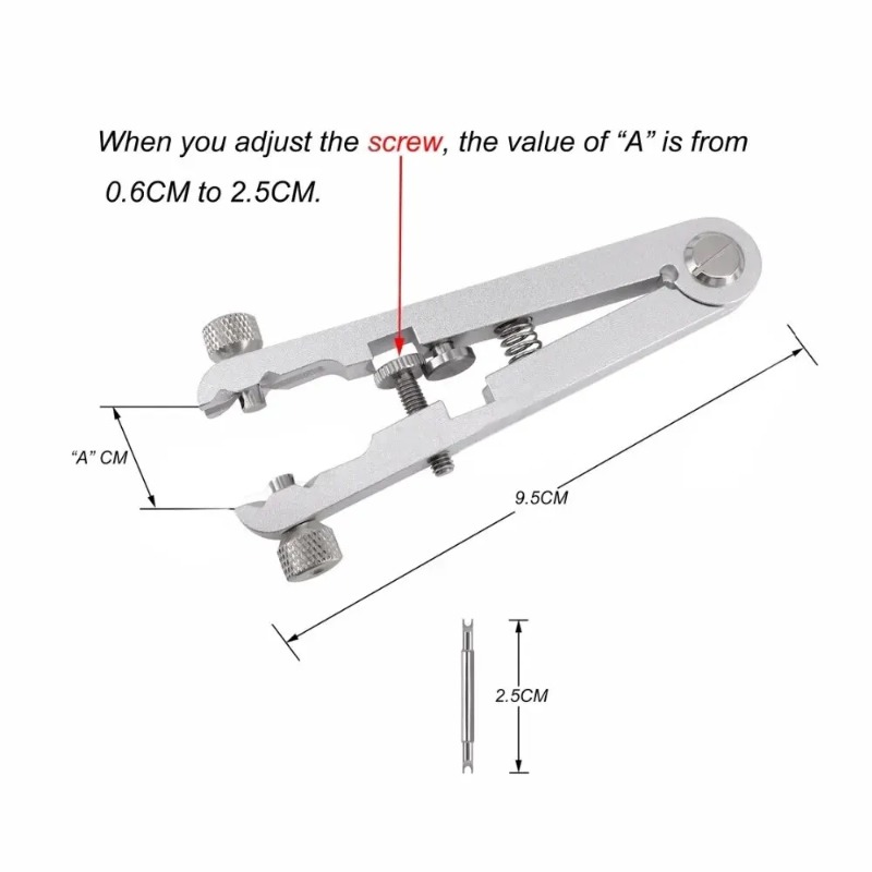 Aluminum Alloy Watch Band Remo - Spring Bar Tool Set recensione e prezzo