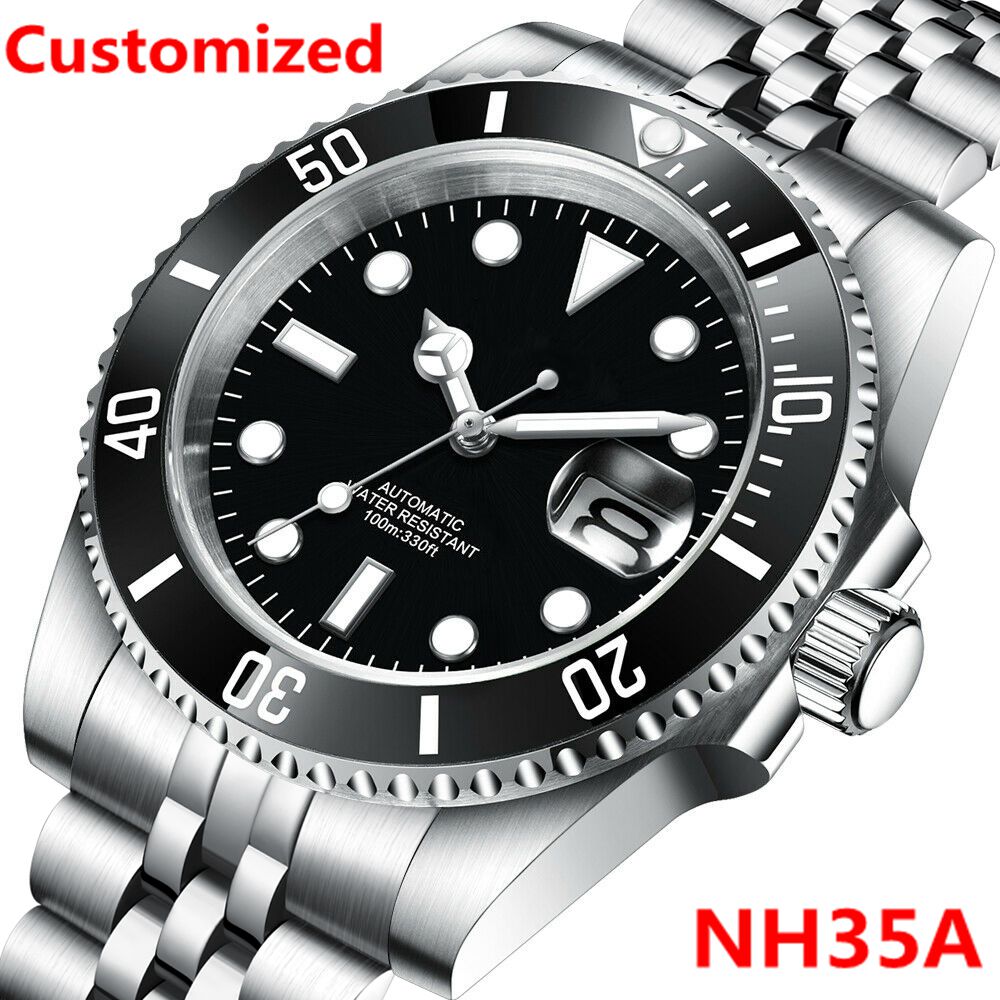 DIY Logo 40MM Dive Watch NH35  - Stainless Bracelet Diver recensione e prezzo