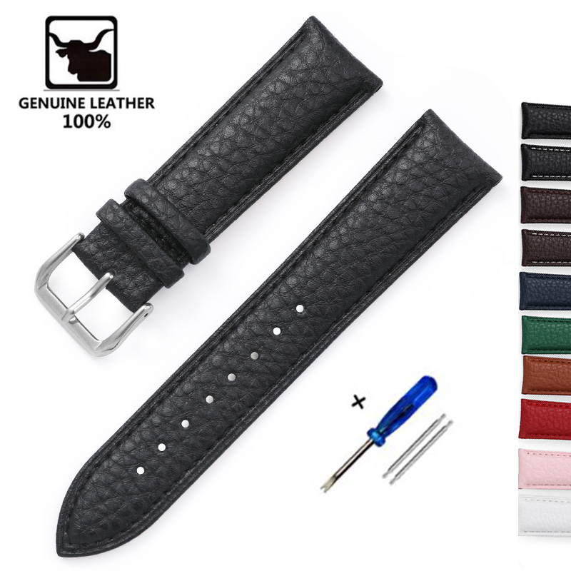 Litchi Pattern Soft Leather Wa - Suede Strap Watch recensione e prezzo