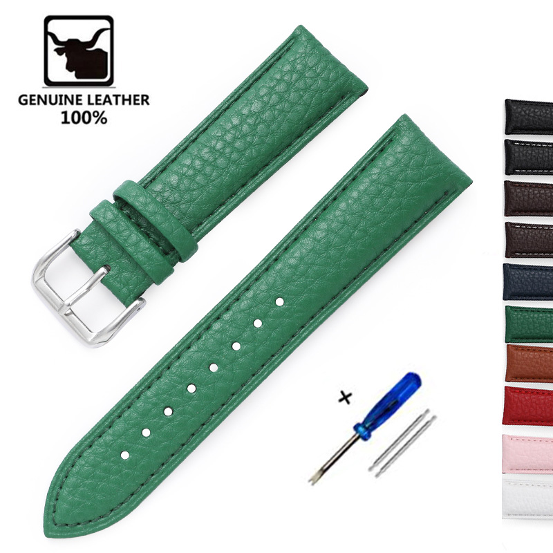 Litchi Pattern Soft Leather Wa - Suede Strap Watch recensione e prezzo
