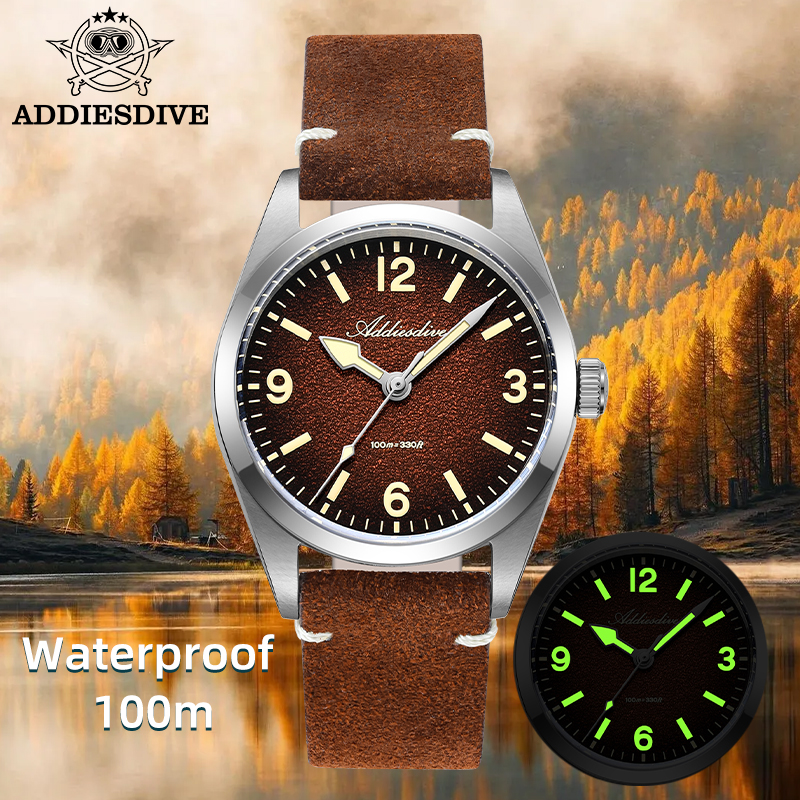 ADDIESDIVE Japan 2035 Super Lu - Suede Strap Watch recensione e prezzo