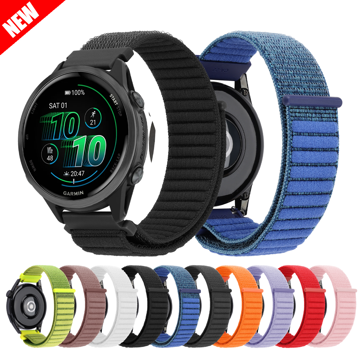 Nylon loop Band For Garmin Viv - Sport Loop Velcro recensione e prezzo