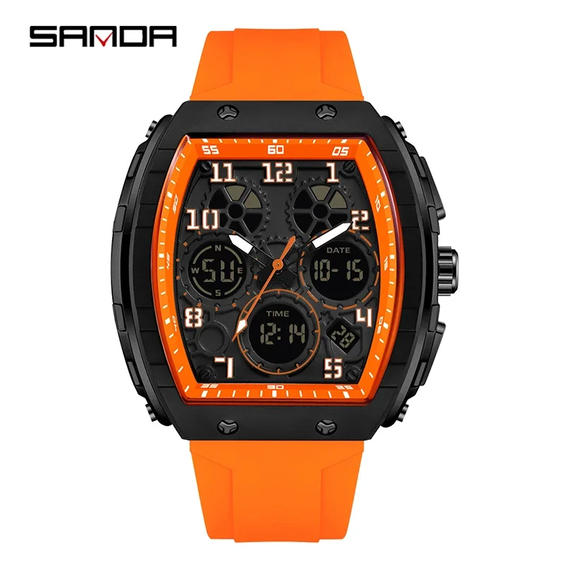SANDA 6157 New Fashion Men's E - Rubber Strap Diver recensione e prezzo