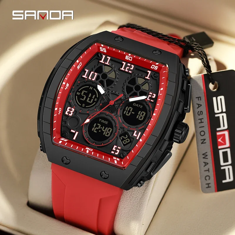SANDA 6157 New Fashion Men's E - Rubber Strap Diver recensione e prezzo