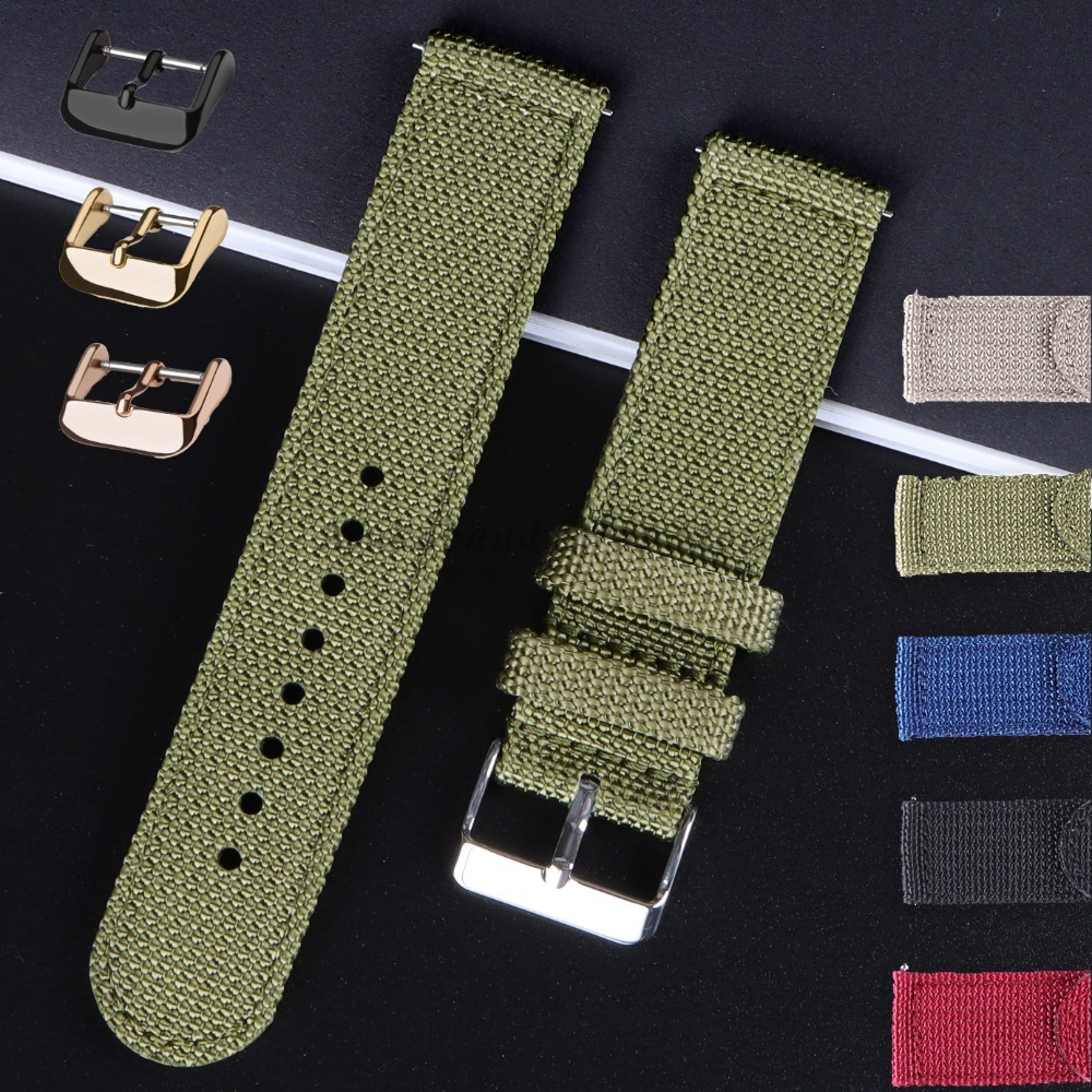 18 20 22 24mm Nylon Canvas Str - Nato Strap Nylon recensione e prezzo