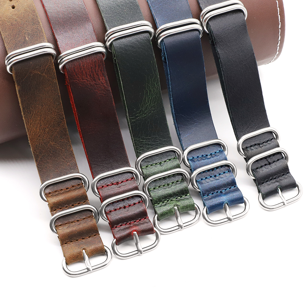 Genuine Leather Watch Band 18m - Suede Strap Watch recensione e prezzo