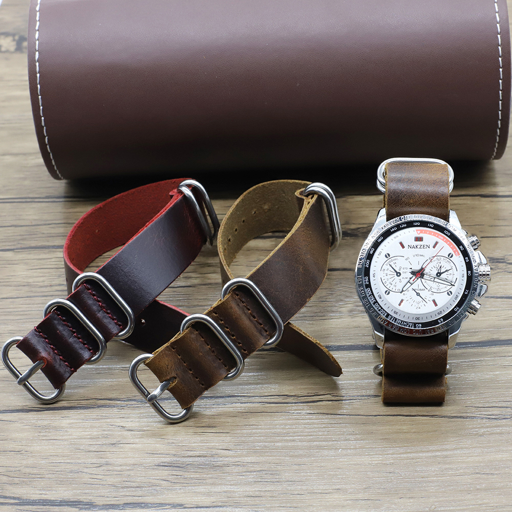 Genuine Leather Watch Band 18m - Suede Strap Watch recensione e prezzo