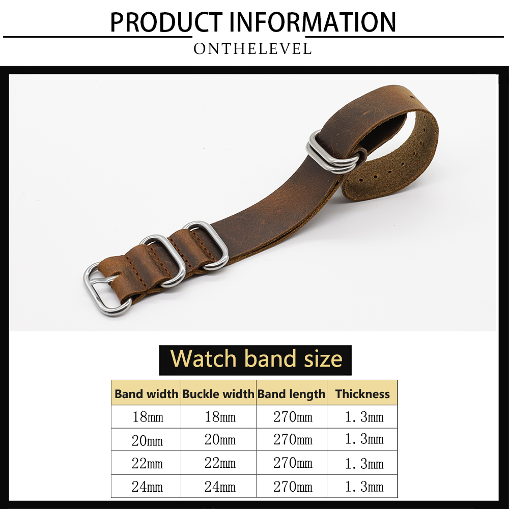Genuine Leather Watch Band 18m - Suede Strap Watch recensione e prezzo