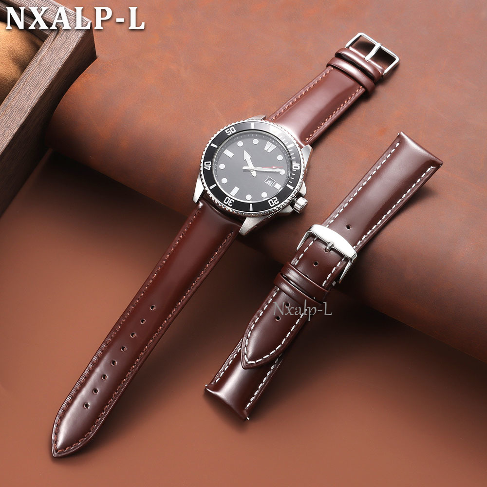 Oiled Leather Strap for Omega  - Leather Strap Quick Release recensione e prezzo