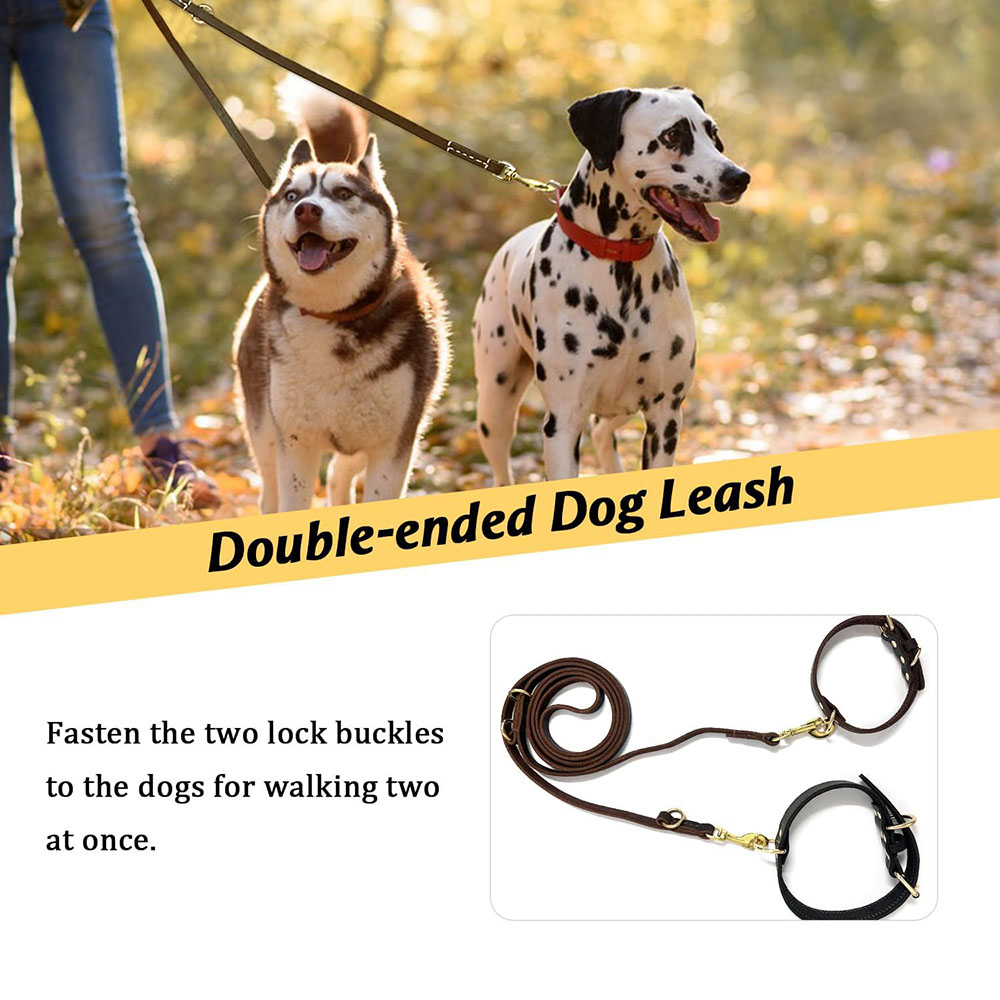 Multi Function Leather Dog Lea - Leather Strap Quick Release recensione e prezzo