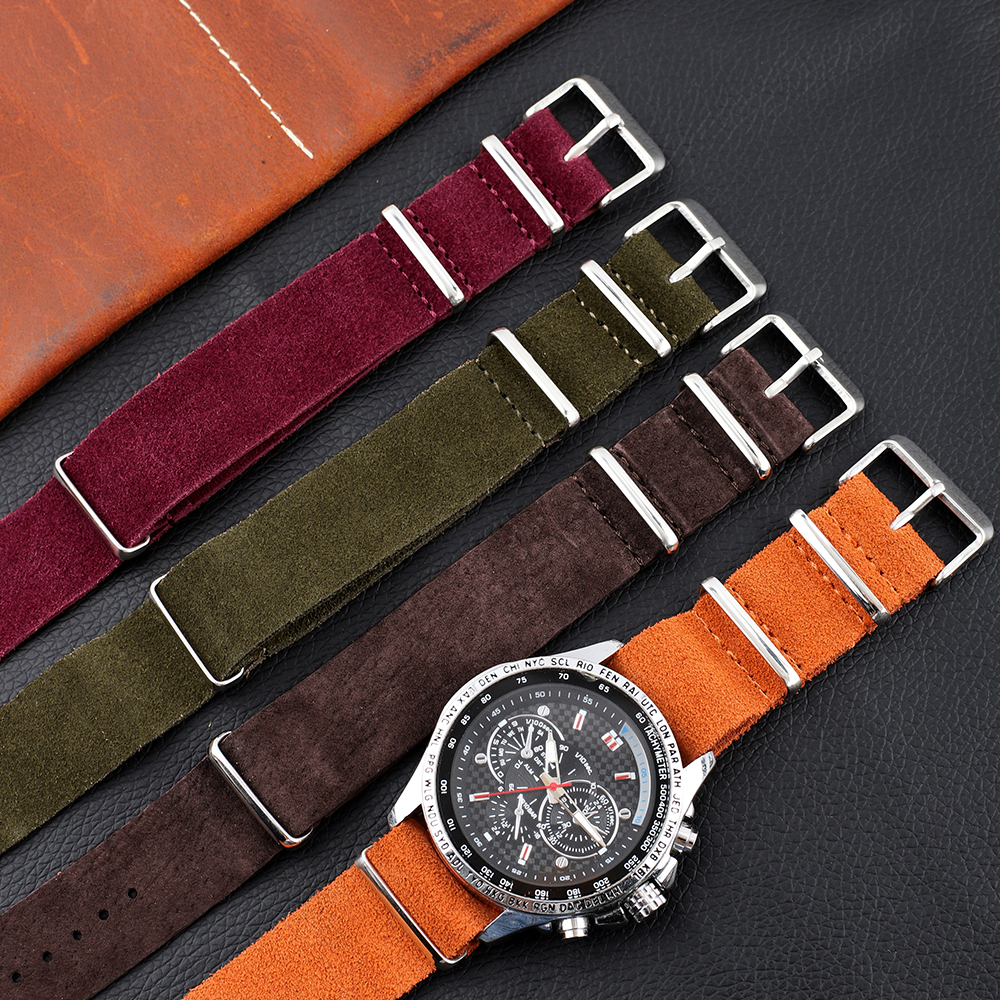 18mm 20mm 22mm Vintage Soft Su - Suede Strap Watch recensione e prezzo