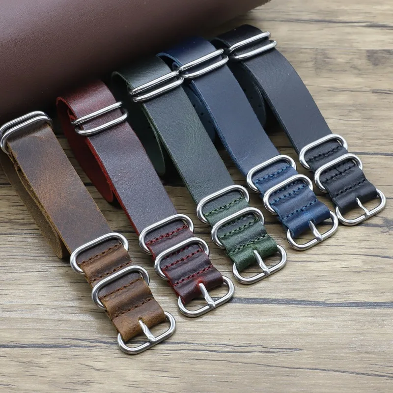 Vintage Genuine Leather Watch  - Nato Strap Nylon recensione e prezzo